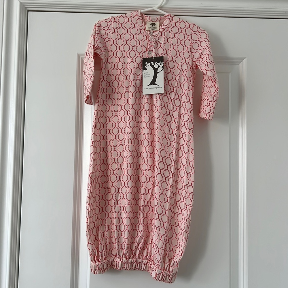 Kate Quinn organic unisex sleeper gown 3-6 mo